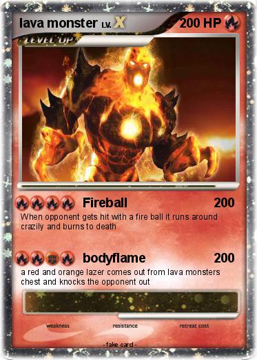 Pokemon lava monster