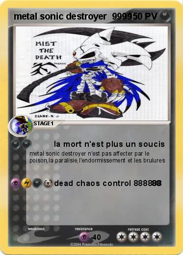 Pokemon metal sonic destroyer  9999