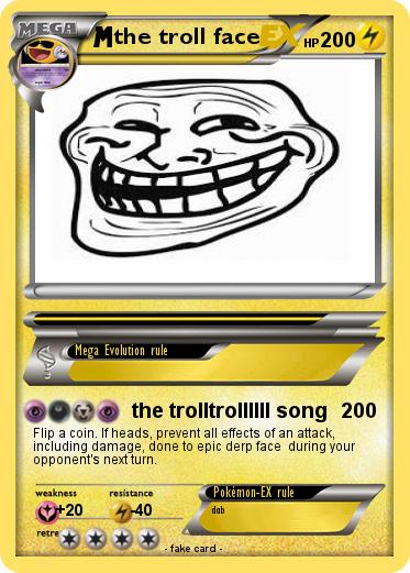 Pokemon the troll face