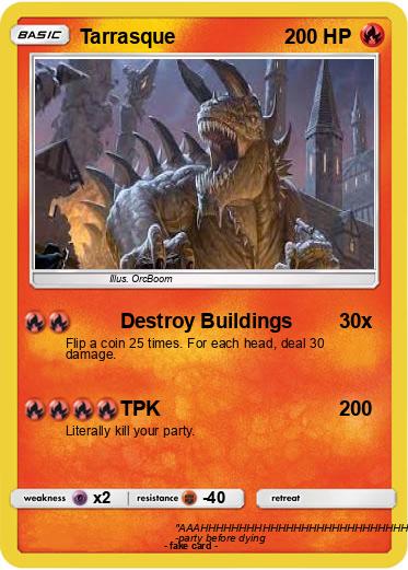 Pokemon Tarrasque