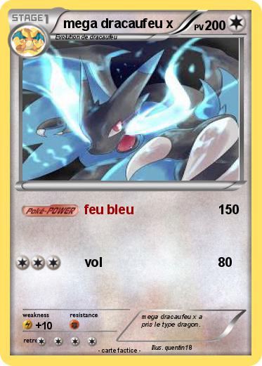 Pokemon mega dracaufeu x
