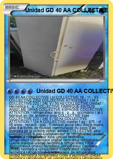 Pokemon Unidad GD 40 AA COLLECTIVE