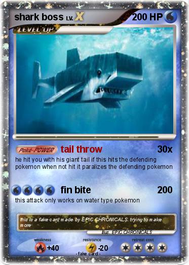 Pokemon shark boss