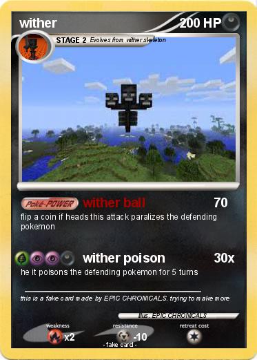 Pokemon wither