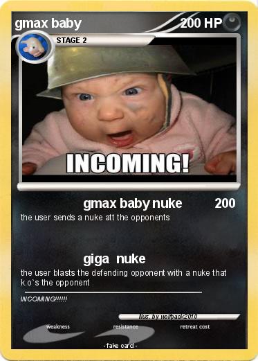 Pokemon gmax baby