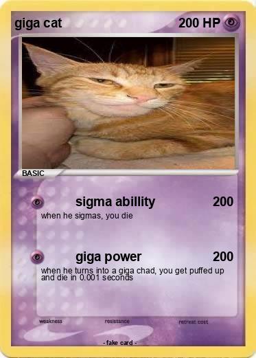 Pokemon giga cat
