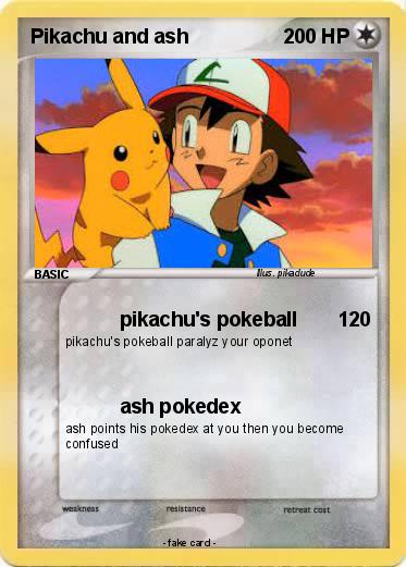 Pokemon Pikachu and ash