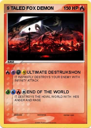 Pokemon 9 TALED FOX DEMON