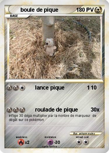 Pokemon boule de pique