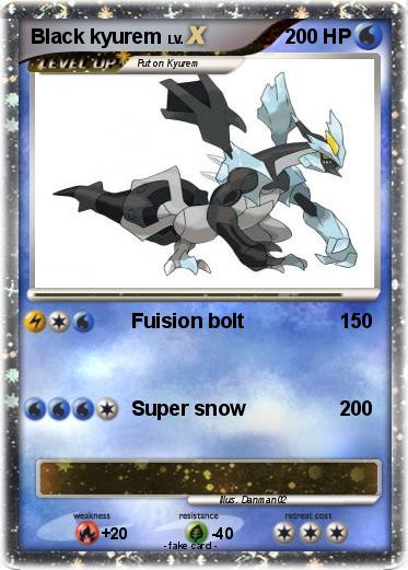 Pokemon Black kyurem