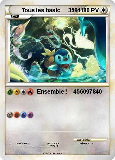 Pokemon Tous les basic     3594