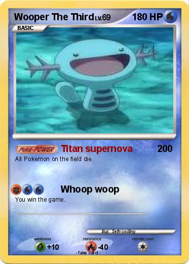 Pokemon Wooper The Third