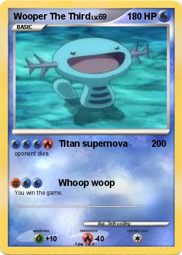 Pokemon Wooper The Third