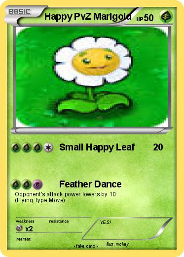 Pokemon Happy PvZ Marigold