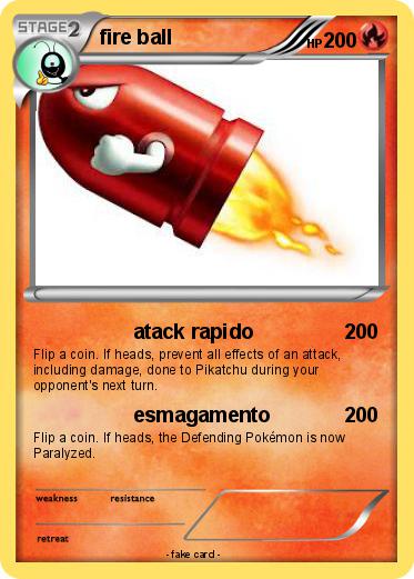 Pokemon fire ball