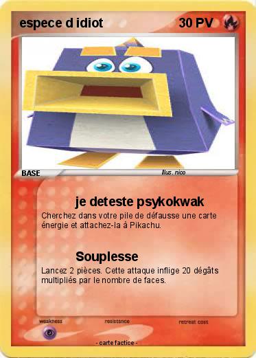 Pokemon espece d idiot