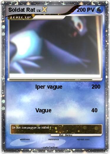Pokemon Soldat Rat