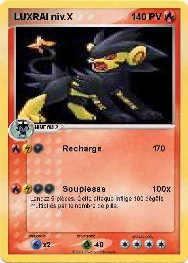 Pokemon LUXRAI niv.X
