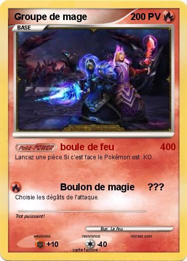 Pokemon Groupe de mage