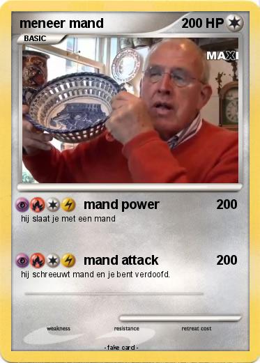 Pokemon meneer mand