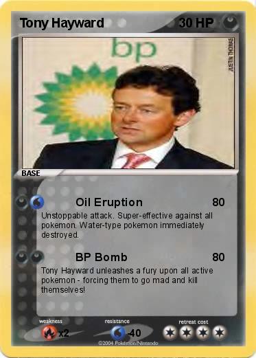 Pokemon Tony Hayward