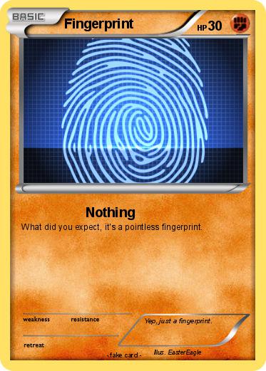 Pokemon Fingerprint