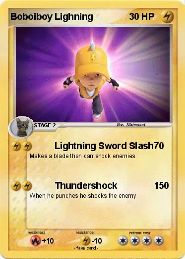Pokemon Boboiboy Lighning