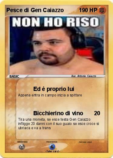 Pokemon Pesce di Gen Caiazzo