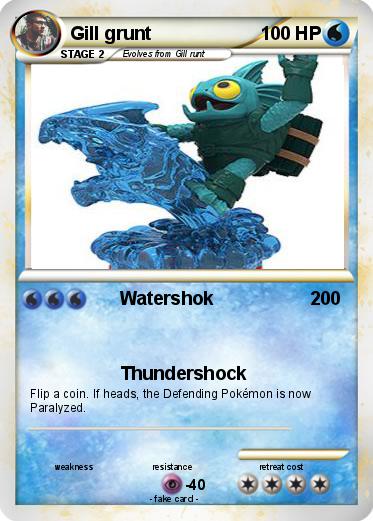 Pokemon Gill grunt