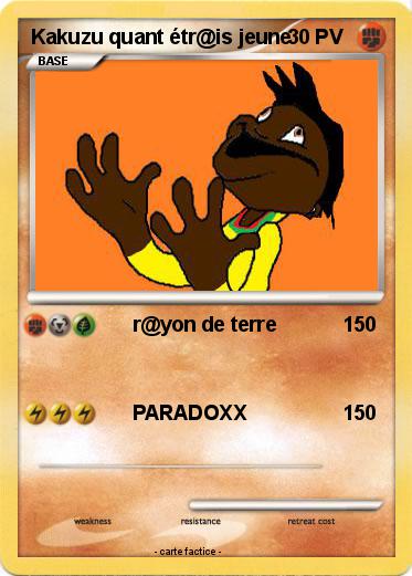 Pokemon Kakuzu quant étr@is jeune