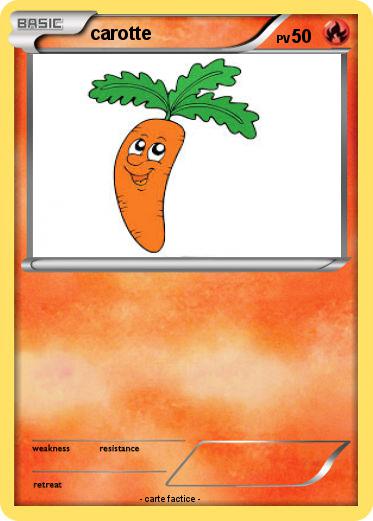 Pokemon carotte