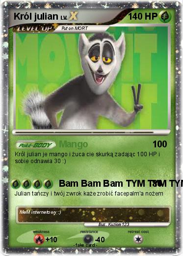Pokemon Król julian