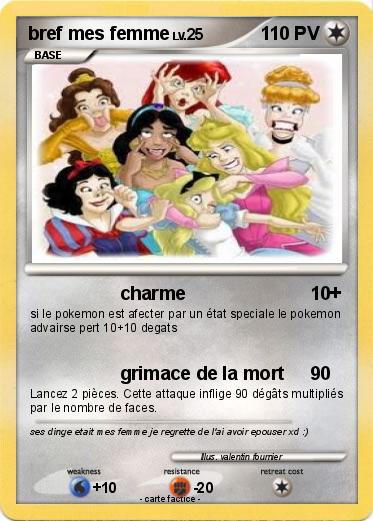 Pokemon bref mes femme