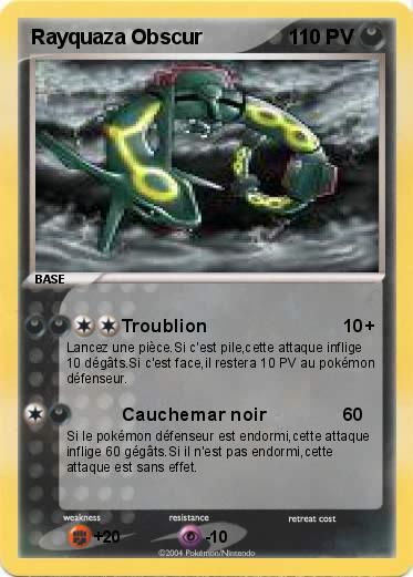 Pokemon Rayquaza Obscur
