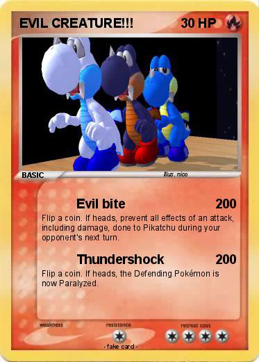 Pokemon EVIL CREATURE!!!