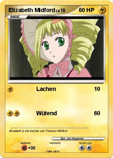 Pokemon Elizabeth Midford