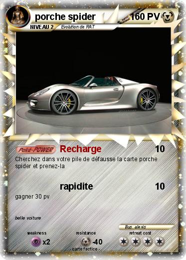 Pokemon porche spider