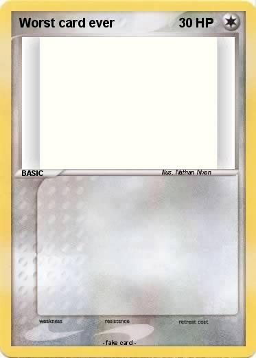 Pokemon Worst card ever