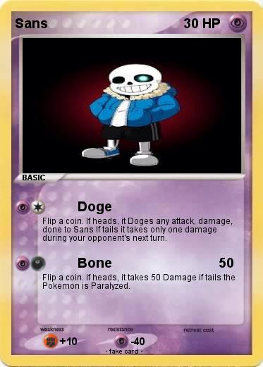 Pokemon Sans
