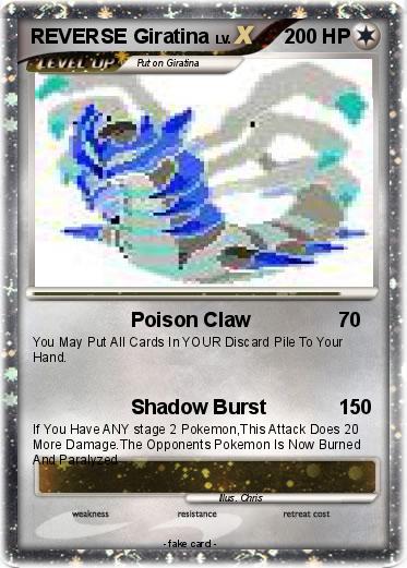 Pokemon REVERSE Giratina