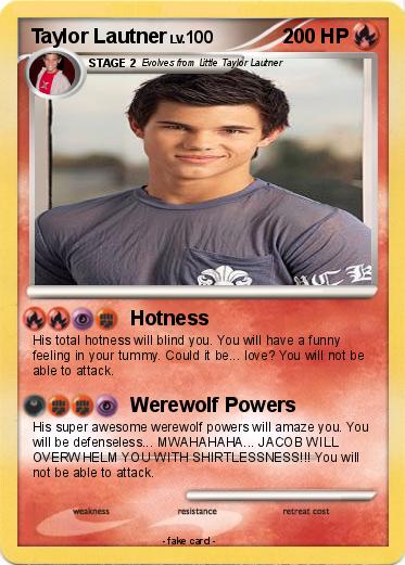 Pokemon Taylor Lautner