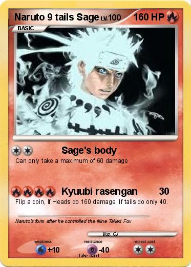 Pokemon Naruto 9 tails Sage