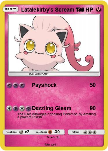 Pokemon Latalekirby's Scream Tail