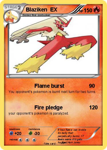 Pokemon Blaziken  EX