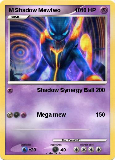 Pokemon M Shadow Mewtwo         40