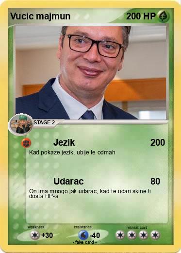 Pokemon Vucic majmun
