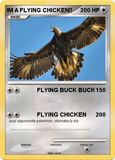 Pokemon IM A FLYING CHICKEN!!