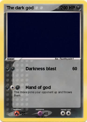 Pokemon The dark god