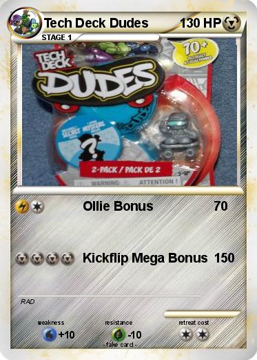 Pokemon Tech Deck Dudes