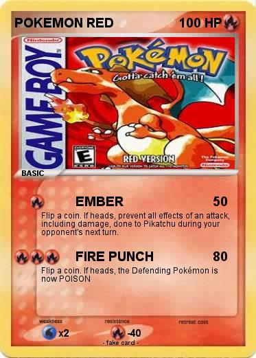 Pokemon POKEMON RED